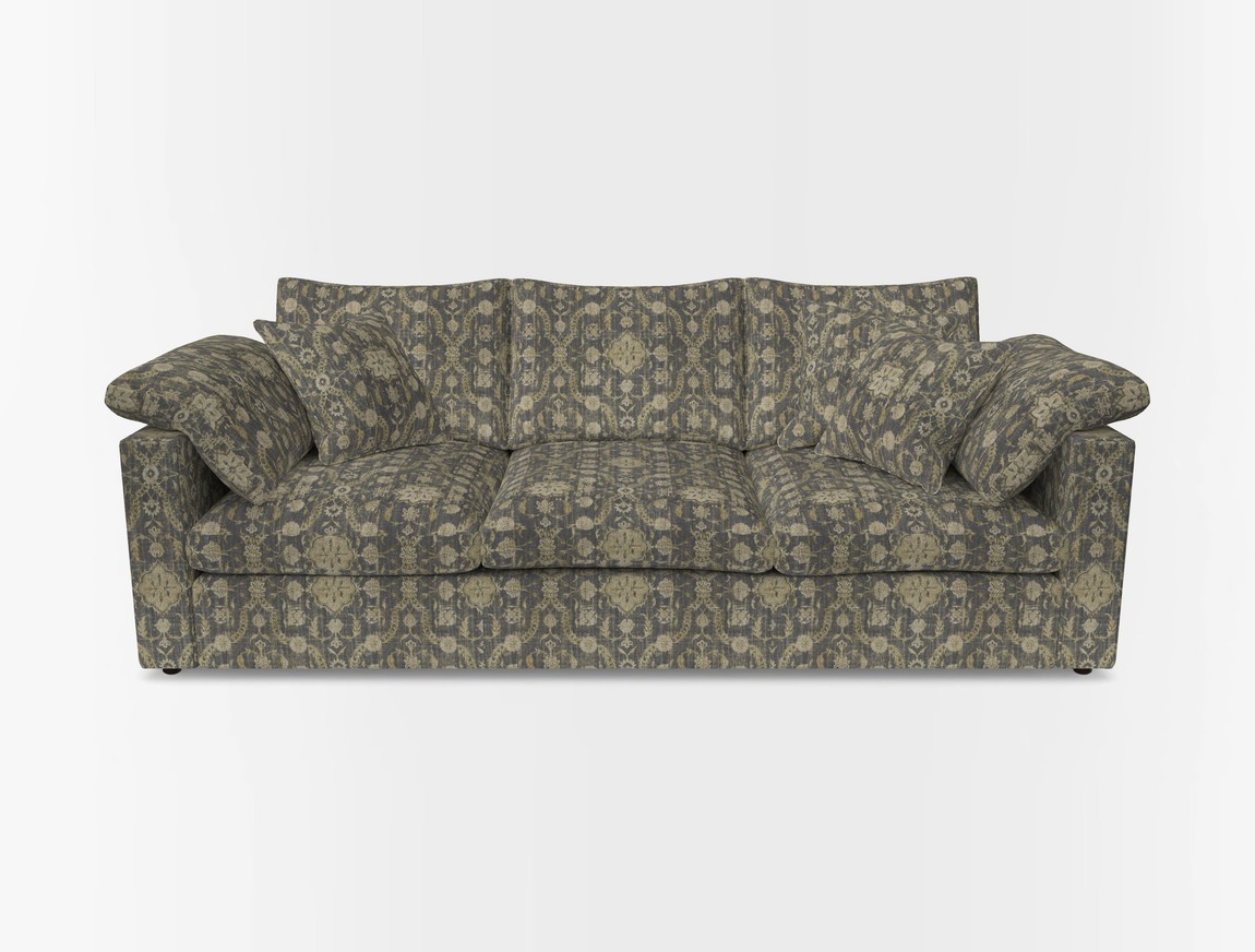4 Seater Straight Arm Sofa