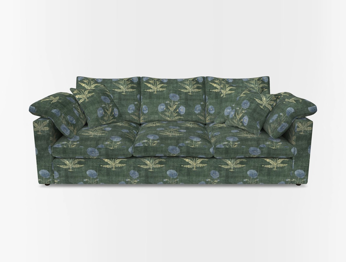 4 Seater Straight Arm Sofa