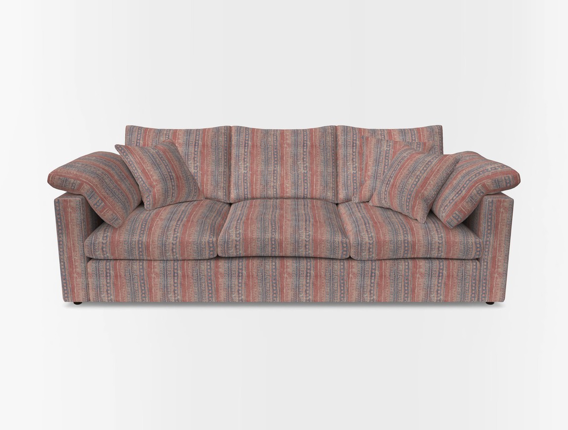 4 Seater Straight Arm Sofa