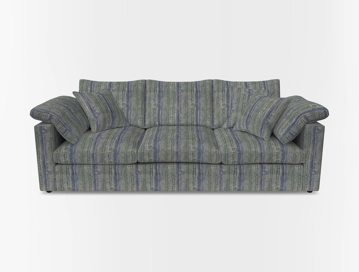 4 Seater Straight Arm Sofa