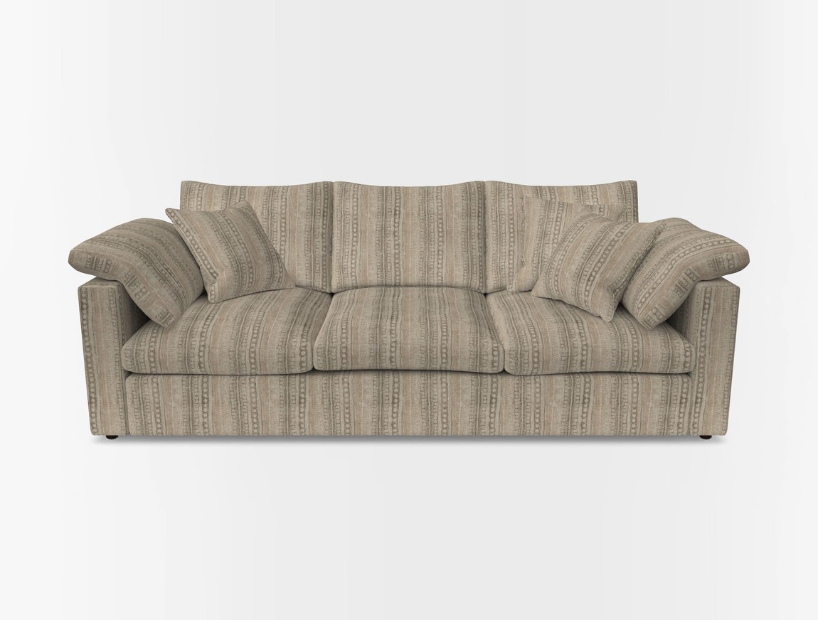 4 Seater Straight Arm Sofa