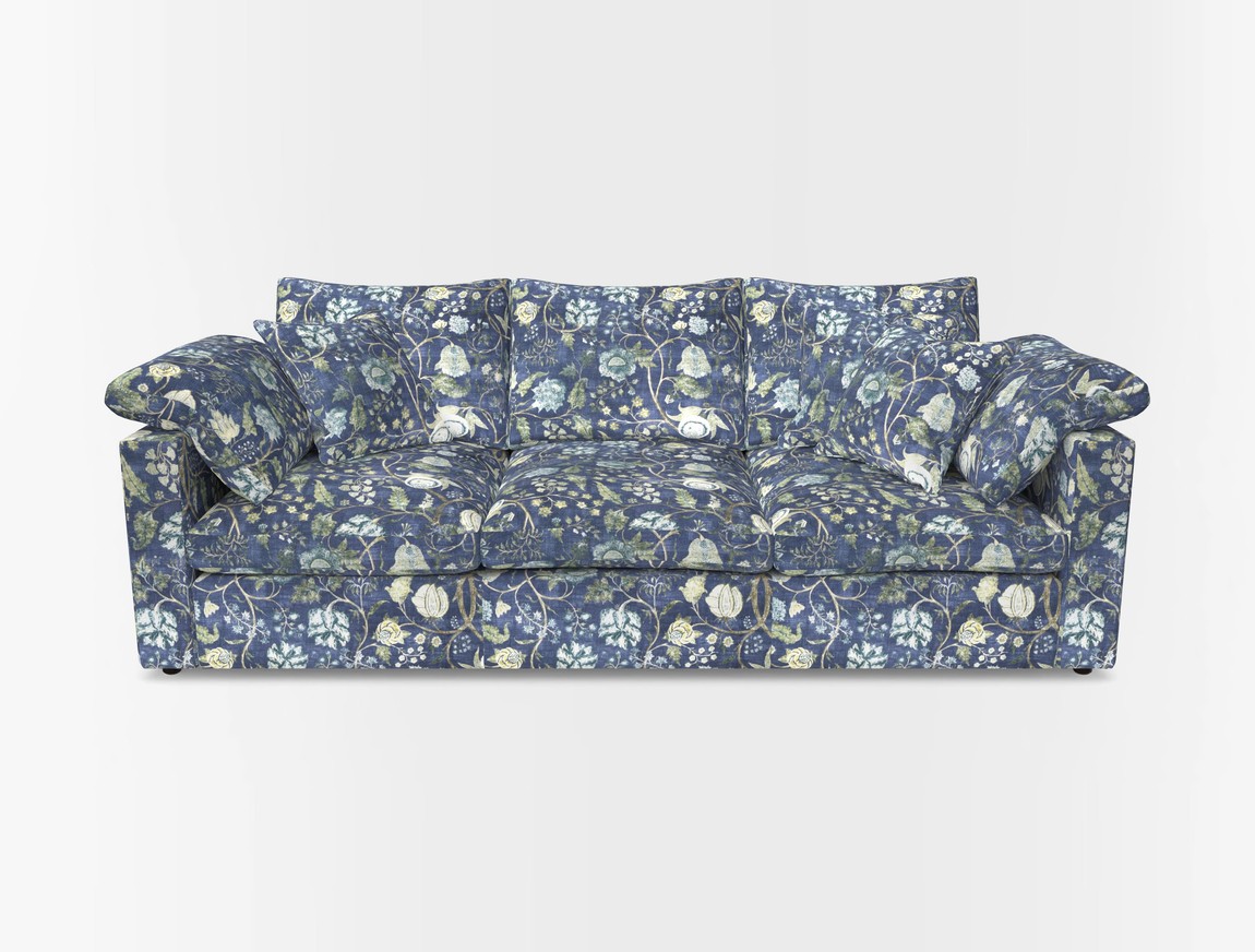 4 Seater Straight Arm Sofa