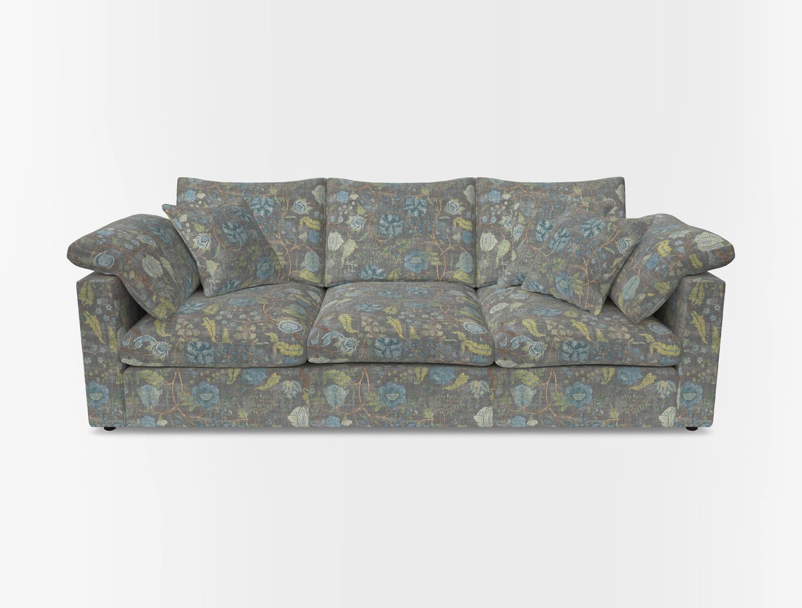 4 Seater Straight Arm Sofa