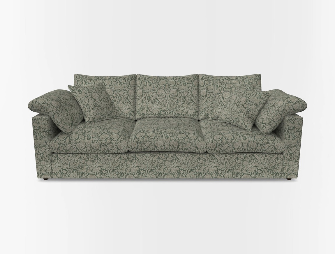 4 Seater Straight Arm Sofa