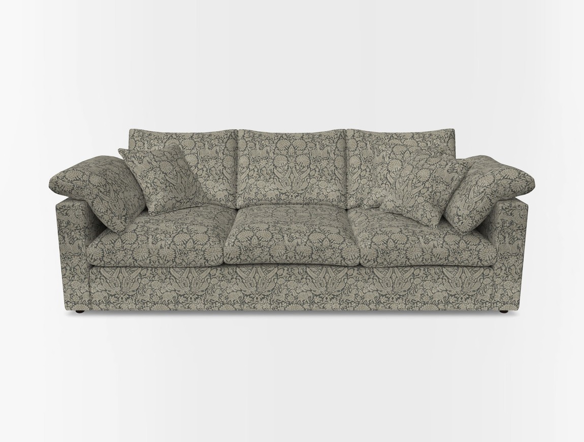 4 Seater Straight Arm Sofa