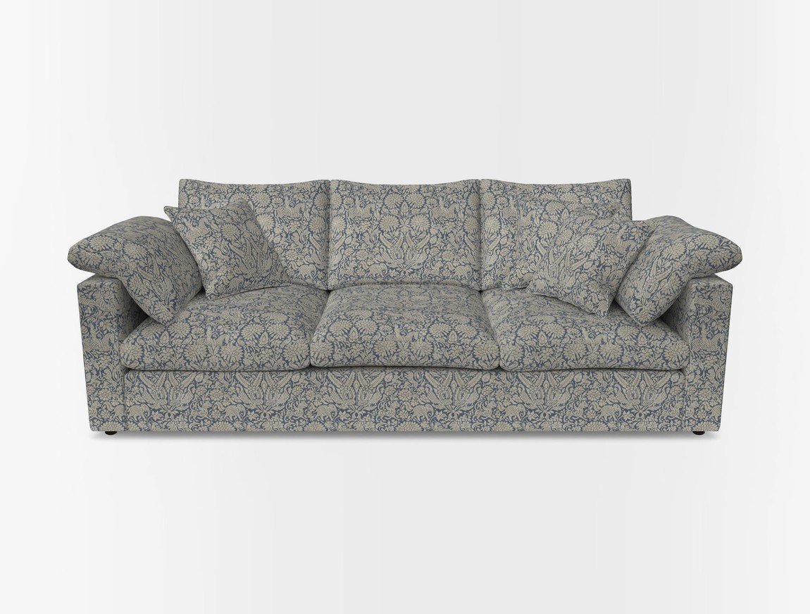 4 Seater Straight Arm Sofa