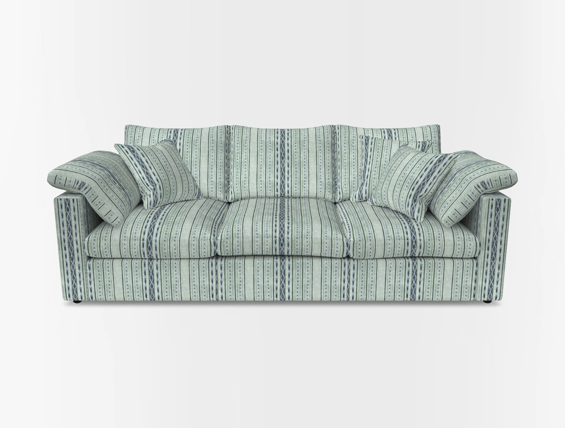 4 Seater Straight Arm Sofa