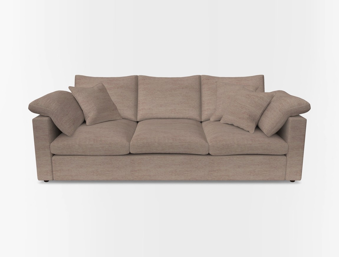 4 Seater Straight Arm Sofa