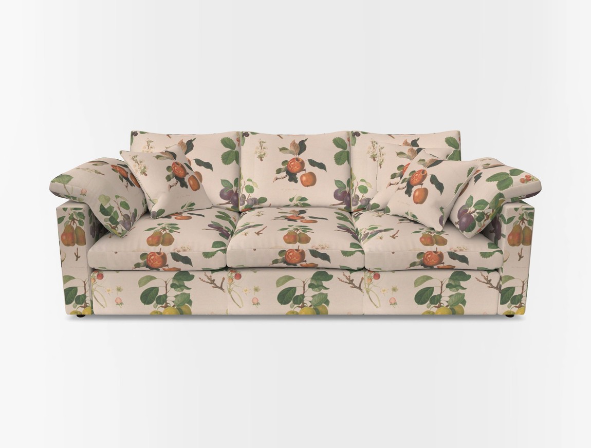 4 Seater Straight Arm Sofa