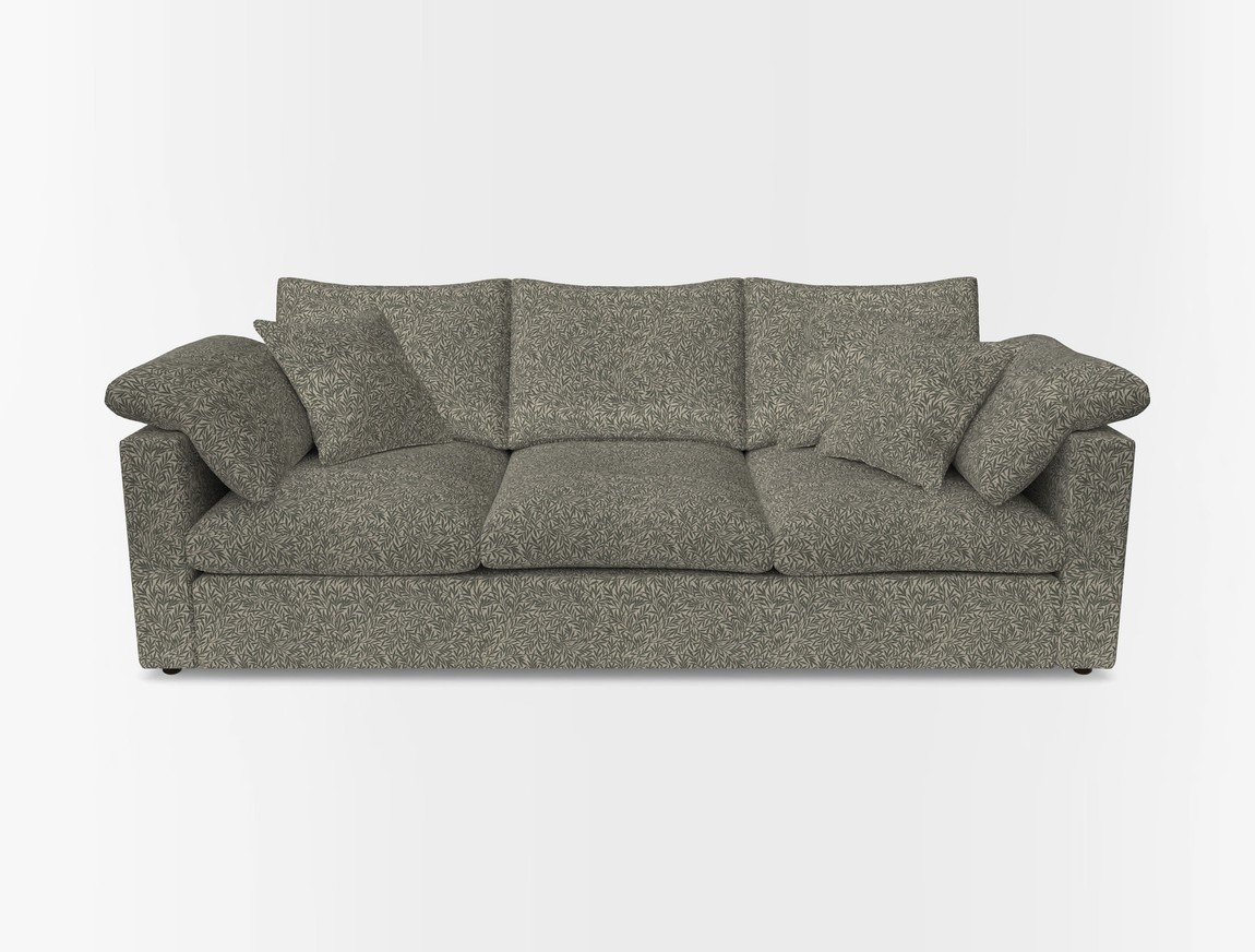 4 Seater Straight Arm Sofa