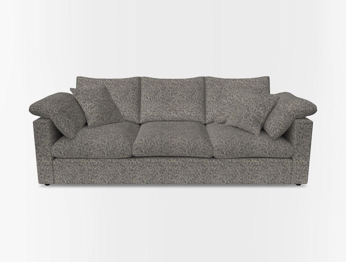 4 Seater Straight Arm Sofa