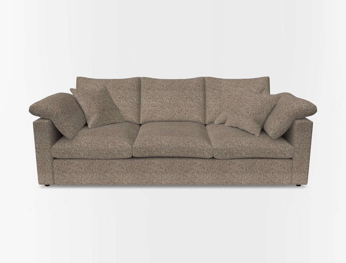 4 Seater Straight Arm Sofa