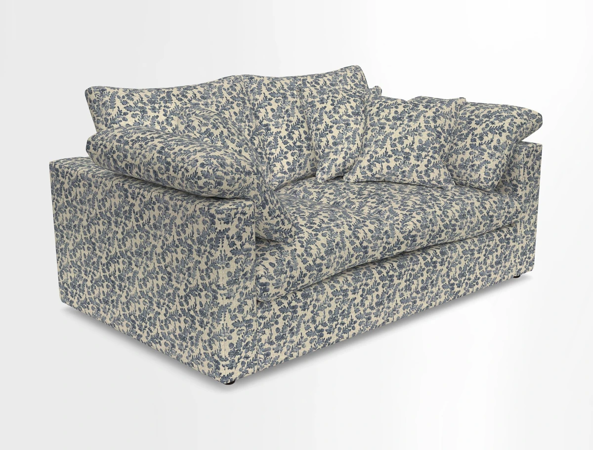 Big Softie Straight Arm 3 Seater Sofa in Sahara Chalk