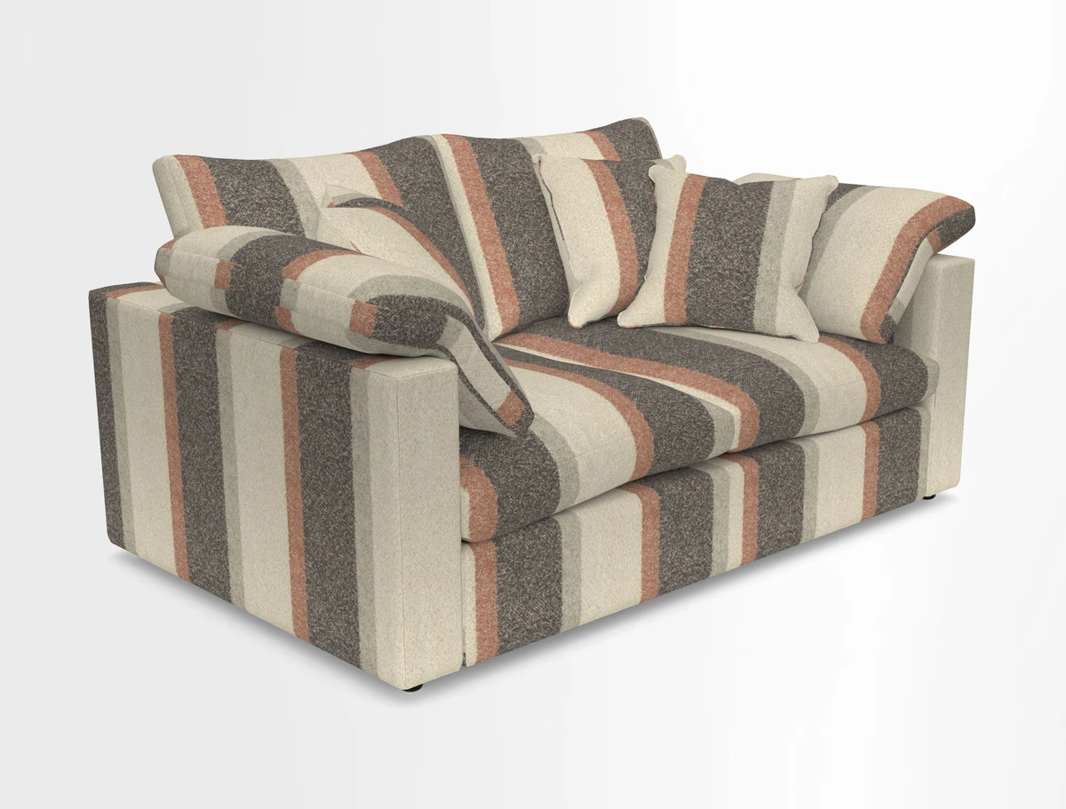 Big Softie Straight Arm 3 Seater Sofa in Sahara Chalk