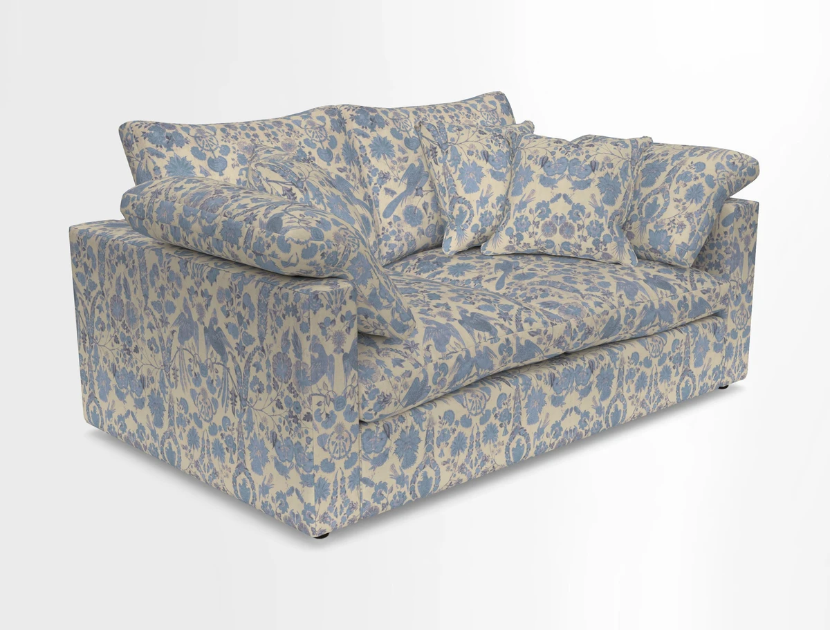 Big Softie Straight Arm 3 Seater Sofa in Sahara Chalk