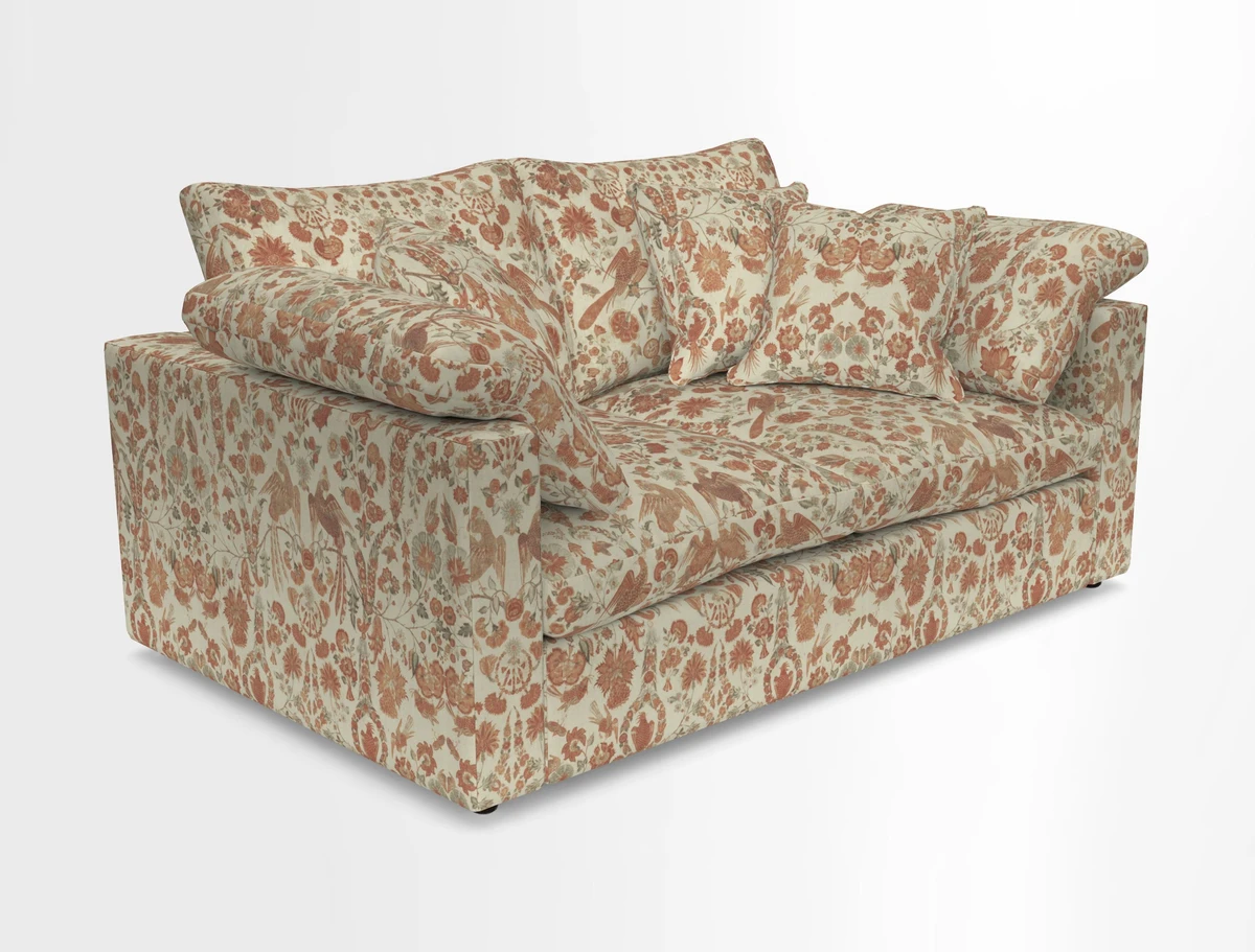 Big Softie Straight Arm 3 Seater Sofa in Sahara Chalk