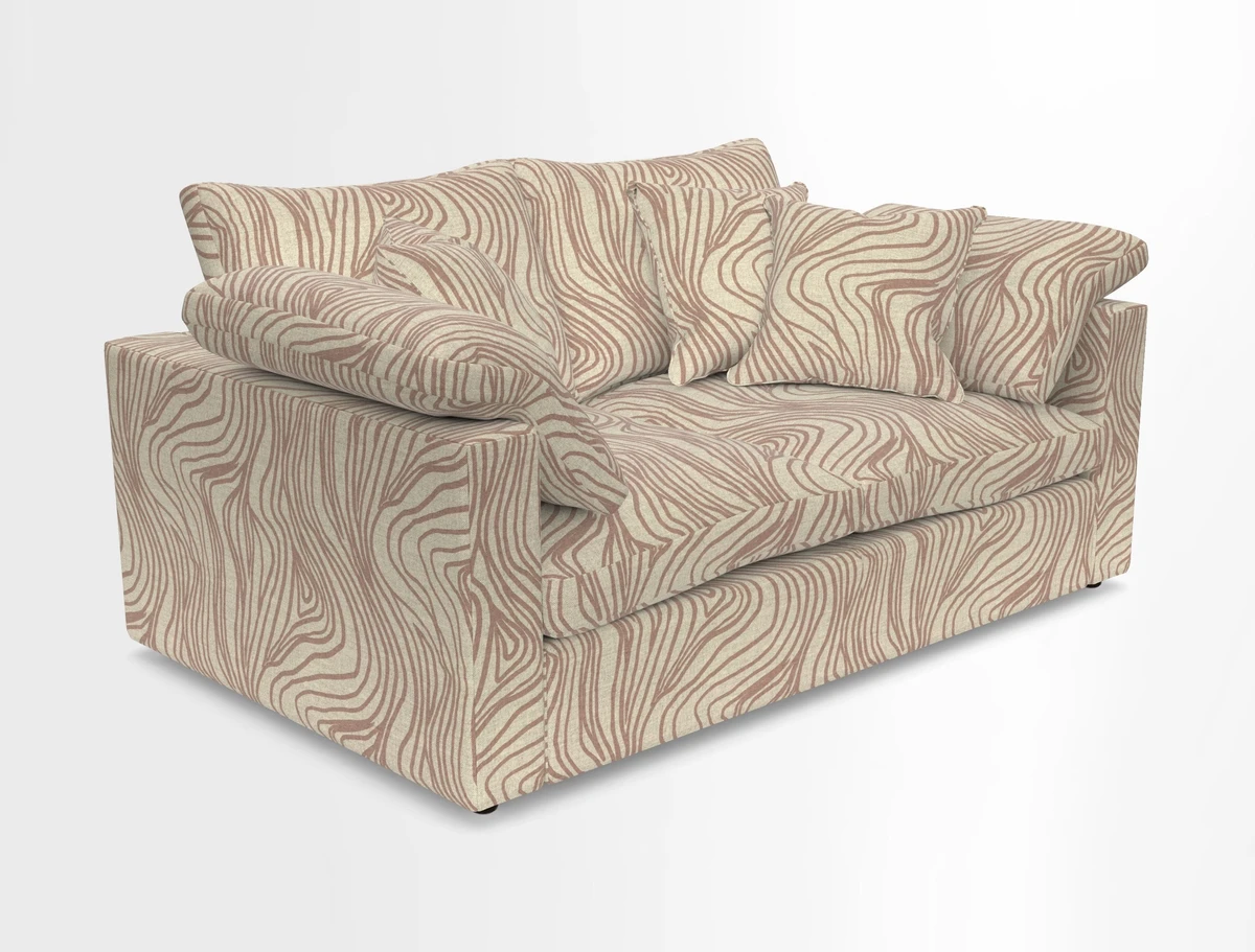 Big Softie Straight Arm 3 Seater Sofa in Sahara Chalk