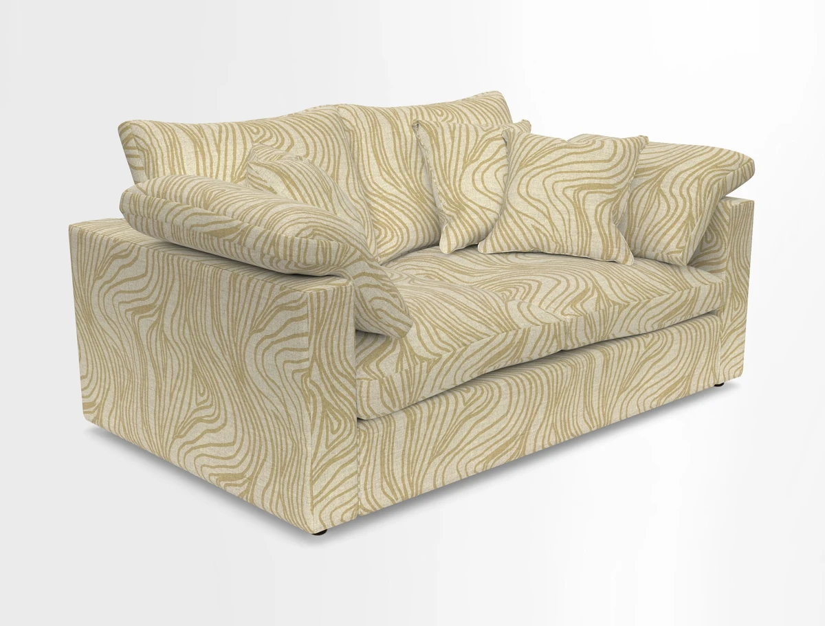 Big Softie Straight Arm 3 Seater Sofa in Sahara Chalk