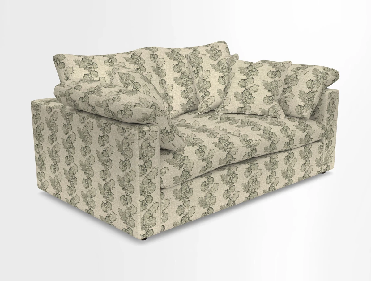 Big Softie Straight Arm 3 Seater Sofa in Sahara Chalk