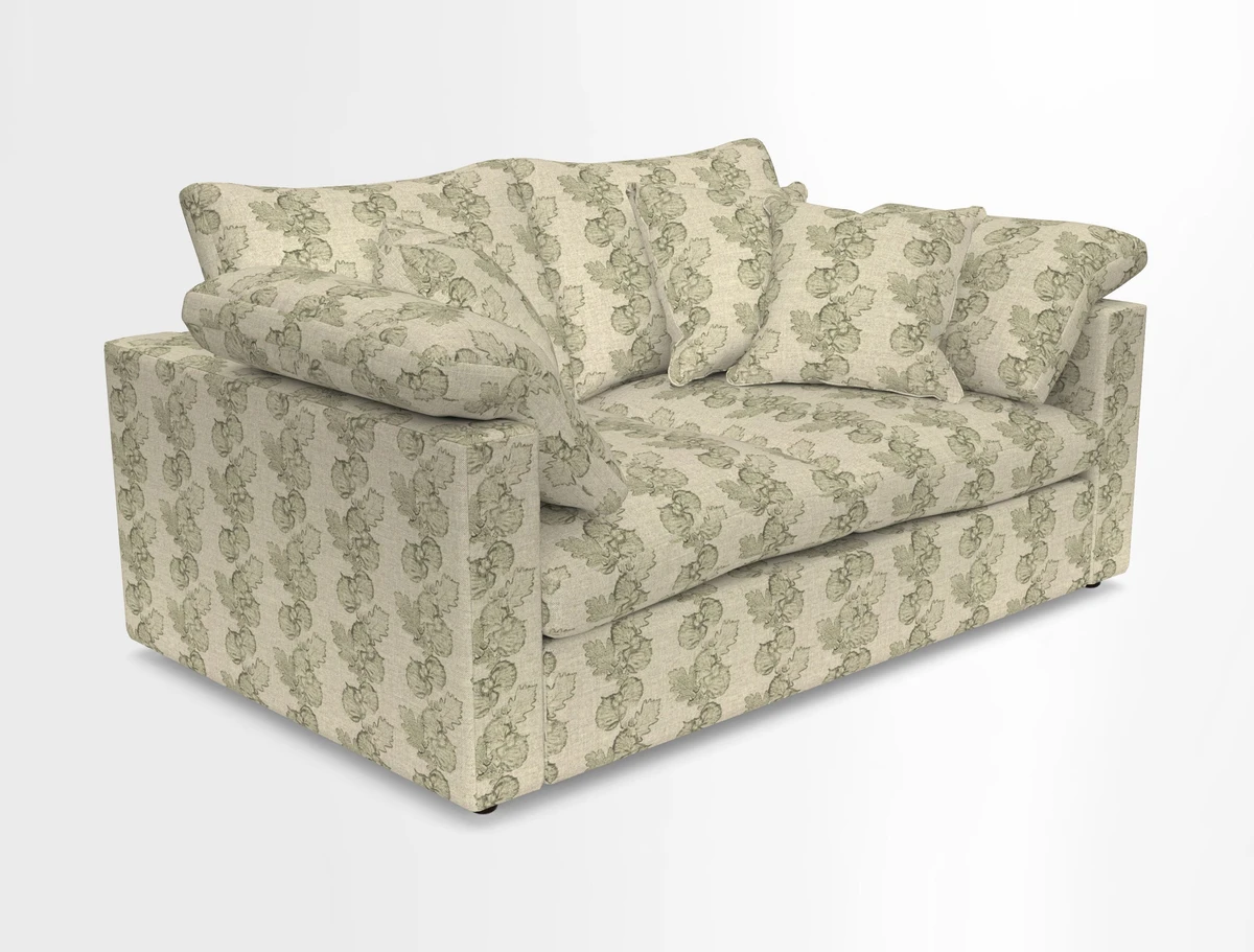 Big Softie Straight Arm 3 Seater Sofa in Sahara Chalk