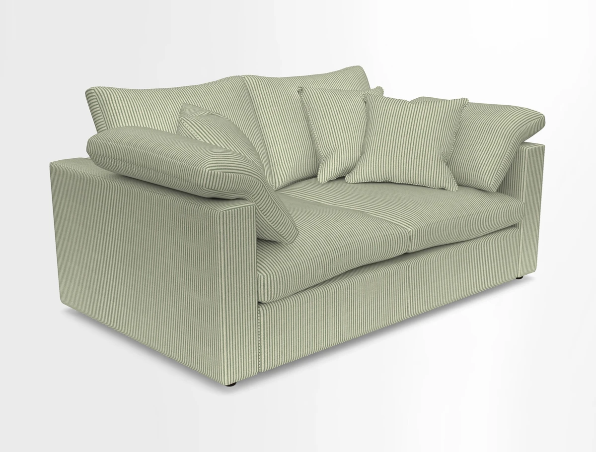 Big Softie Straight Arm 3 Seater Sofa in Sahara Chalk