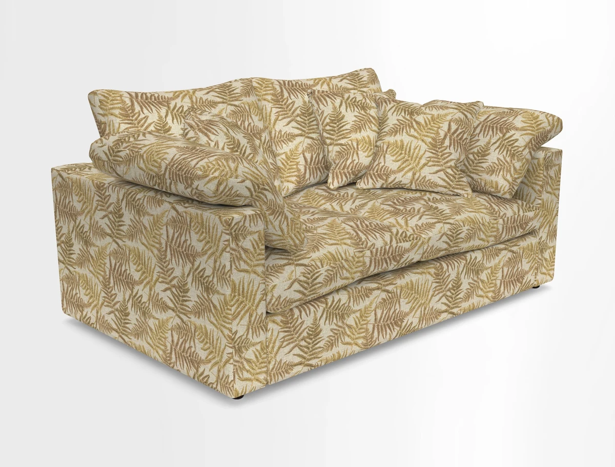 Big Softie Straight Arm 3 Seater Sofa in Sahara Chalk