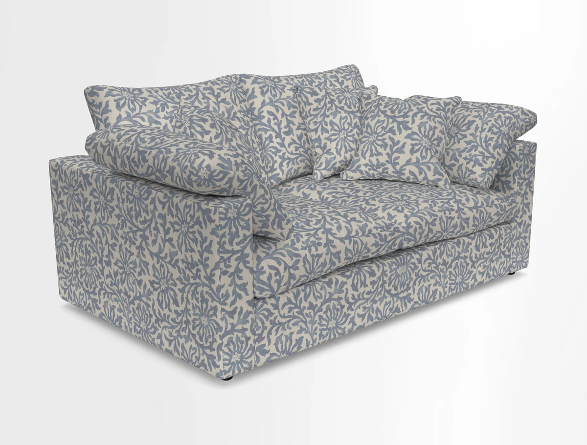 Big Softie Straight Arm 3 Seater Sofa in Sahara Chalk