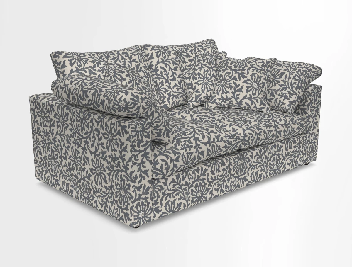 Big Softie Straight Arm 3 Seater Sofa in Sahara Chalk