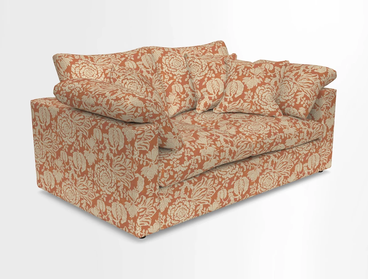 Big Softie Straight Arm 3 Seater Sofa in Sahara Chalk