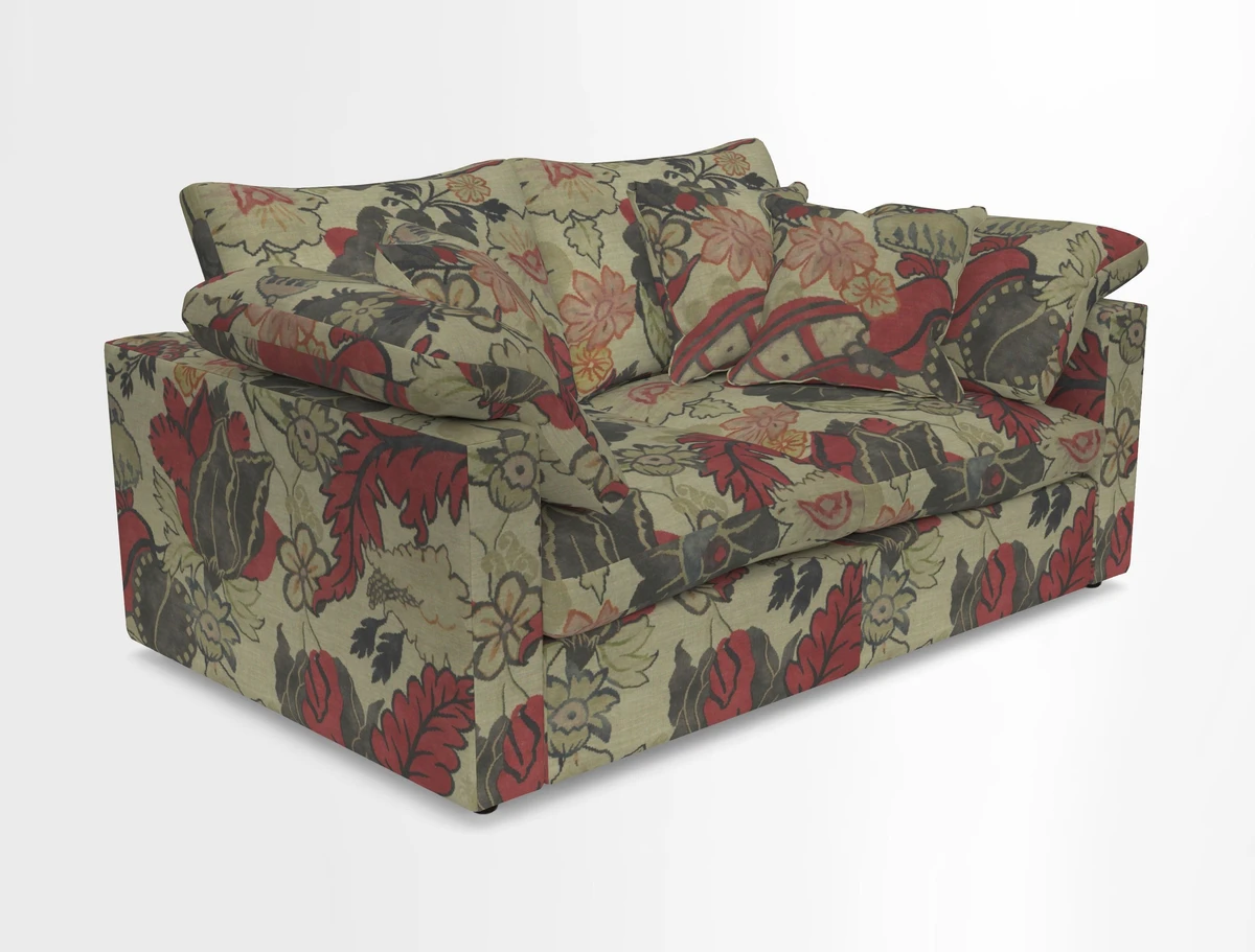 Big Softie Straight Arm 3 Seater Sofa in Sahara Chalk