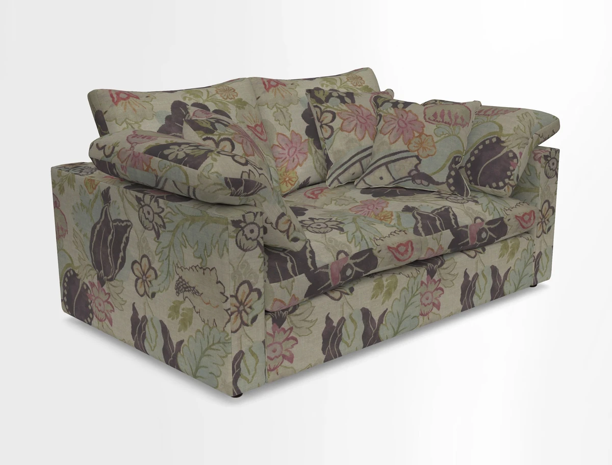 Big Softie Straight Arm 3 Seater Sofa in Sahara Chalk