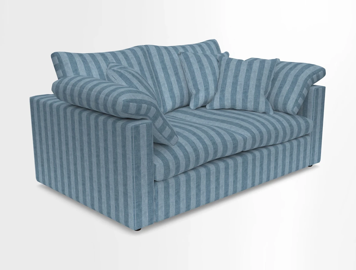 Big Softie Straight Arm 3 Seater Sofa in Sahara Chalk