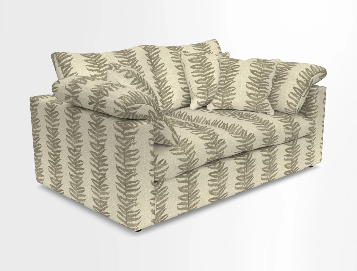 Big Softie Straight Arm 3 Seater Sofa in Sahara Chalk