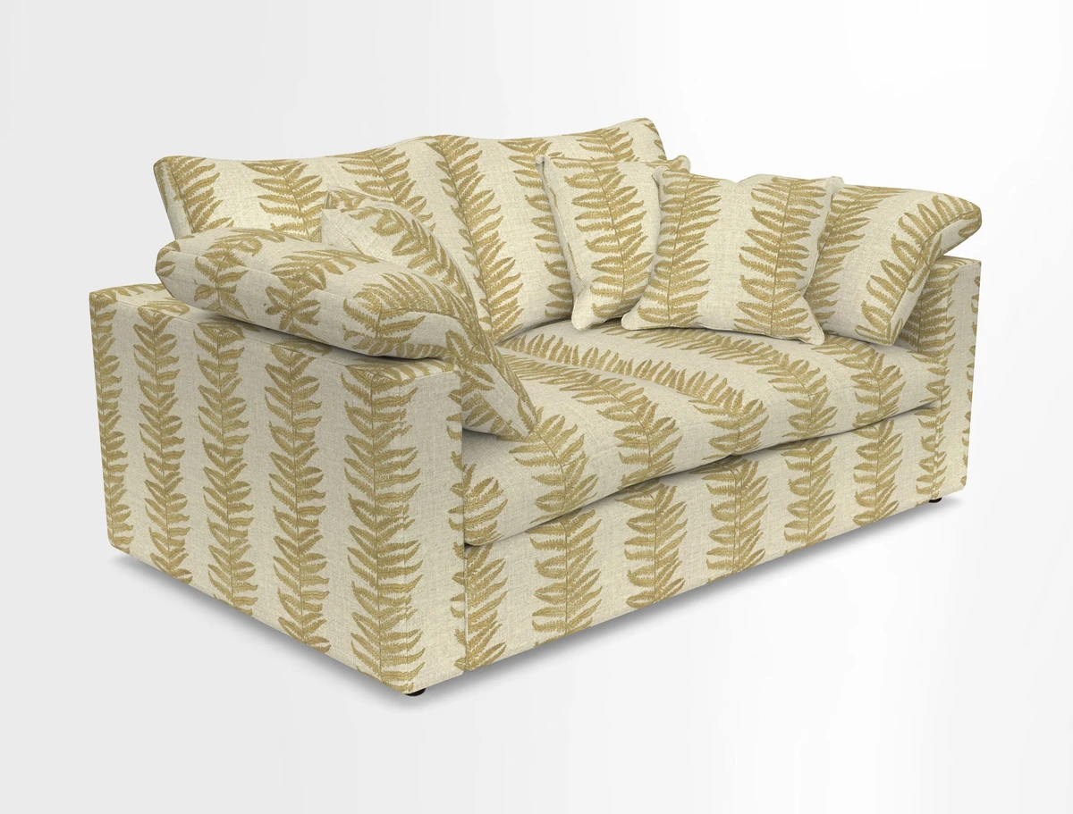 Big Softie Straight Arm 3 Seater Sofa in Sahara Chalk