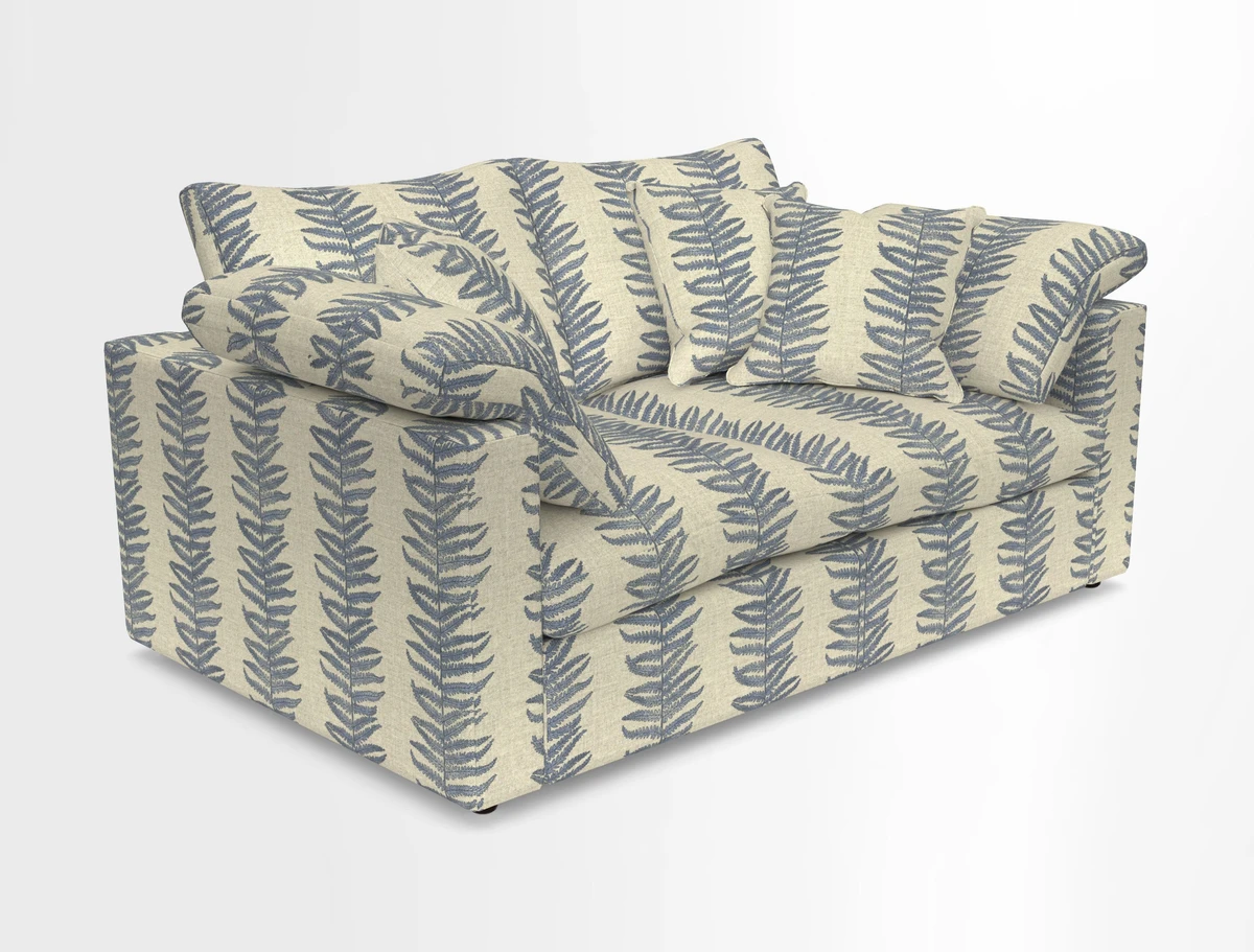 Big Softie Straight Arm 3 Seater Sofa in Sahara Chalk