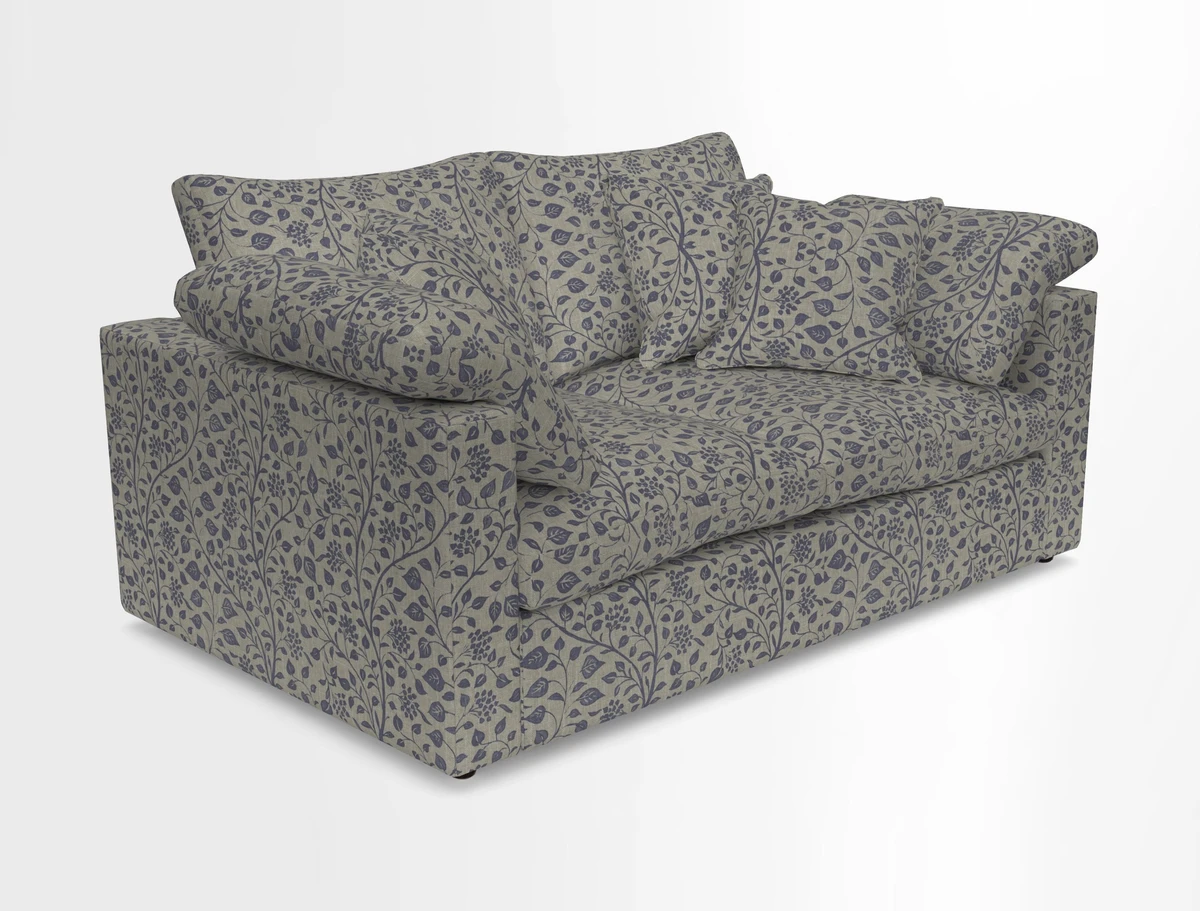 Big Softie Straight Arm 3 Seater Sofa in Sahara Chalk
