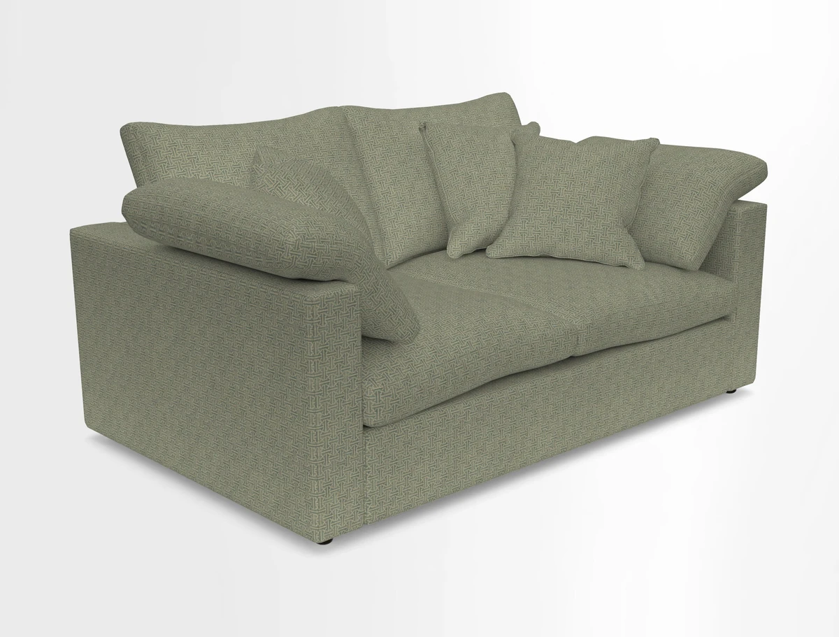 Big Softie Straight Arm 3 Seater Sofa in Sahara Chalk