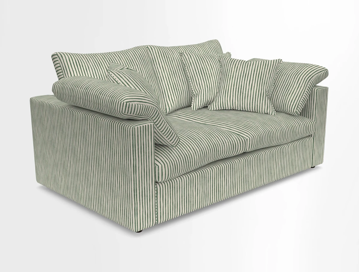 Big Softie Straight Arm 3 Seater Sofa in Sahara Chalk