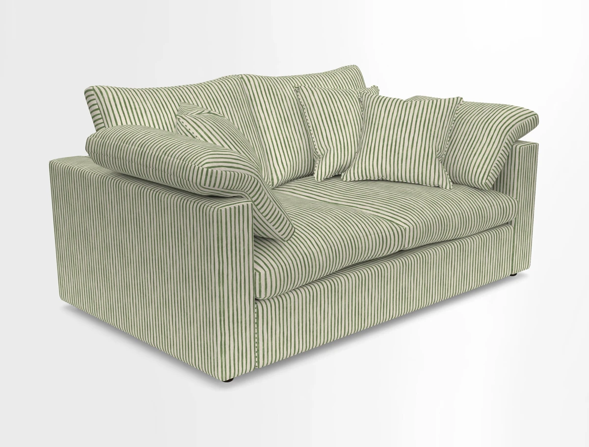 Big Softie Straight Arm 3 Seater Sofa in Sahara Chalk