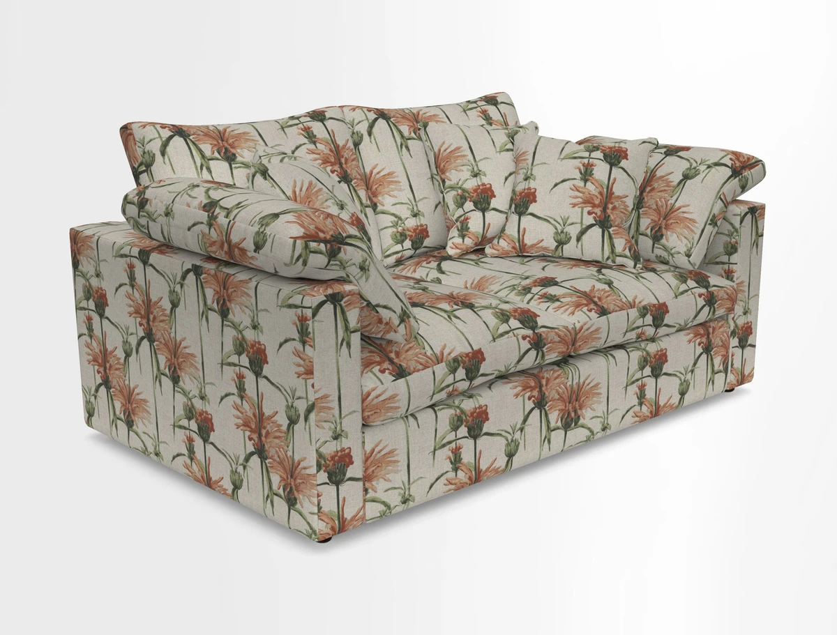 Big Softie Straight Arm 3 Seater Sofa in Sahara Chalk