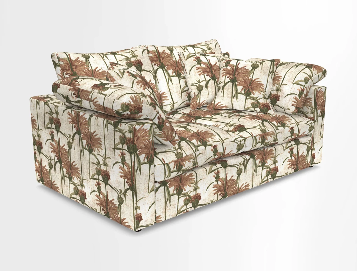Big Softie Straight Arm 3 Seater Sofa in Sahara Chalk