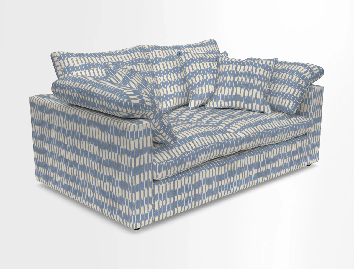 Big Softie Straight Arm 3 Seater Sofa in Sahara Chalk