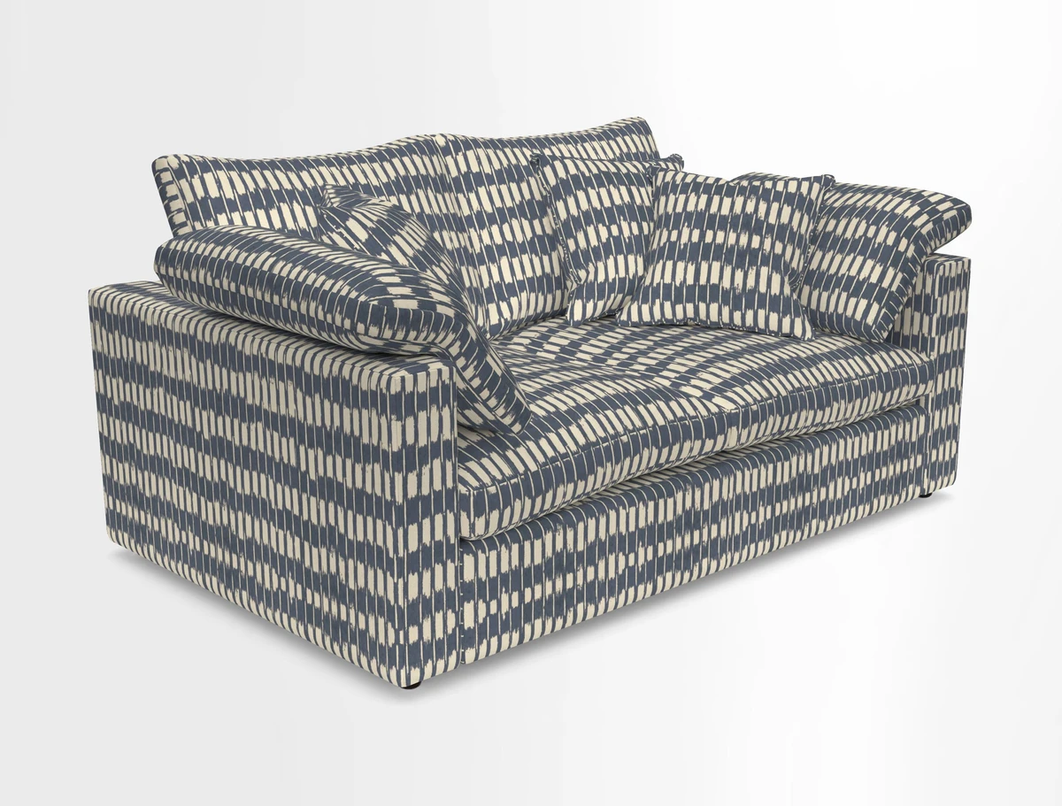 Big Softie Straight Arm 3 Seater Sofa in Sahara Chalk