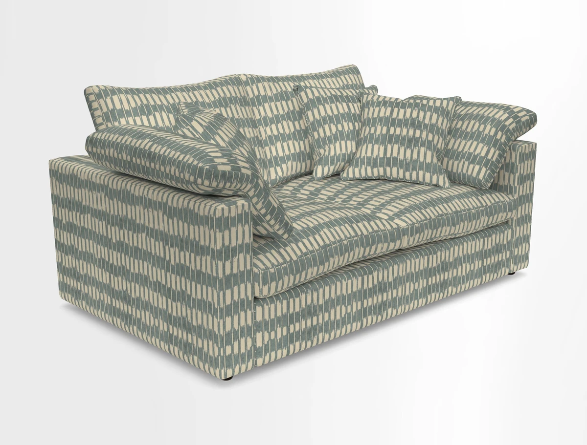 Big Softie Straight Arm 3 Seater Sofa in Sahara Chalk