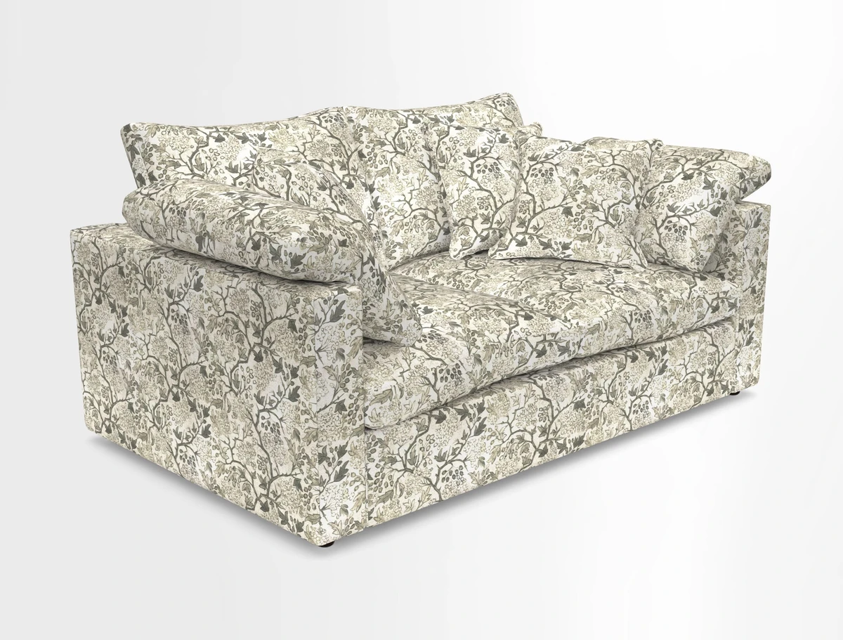 Big Softie Straight Arm 3 Seater Sofa in Sahara Chalk