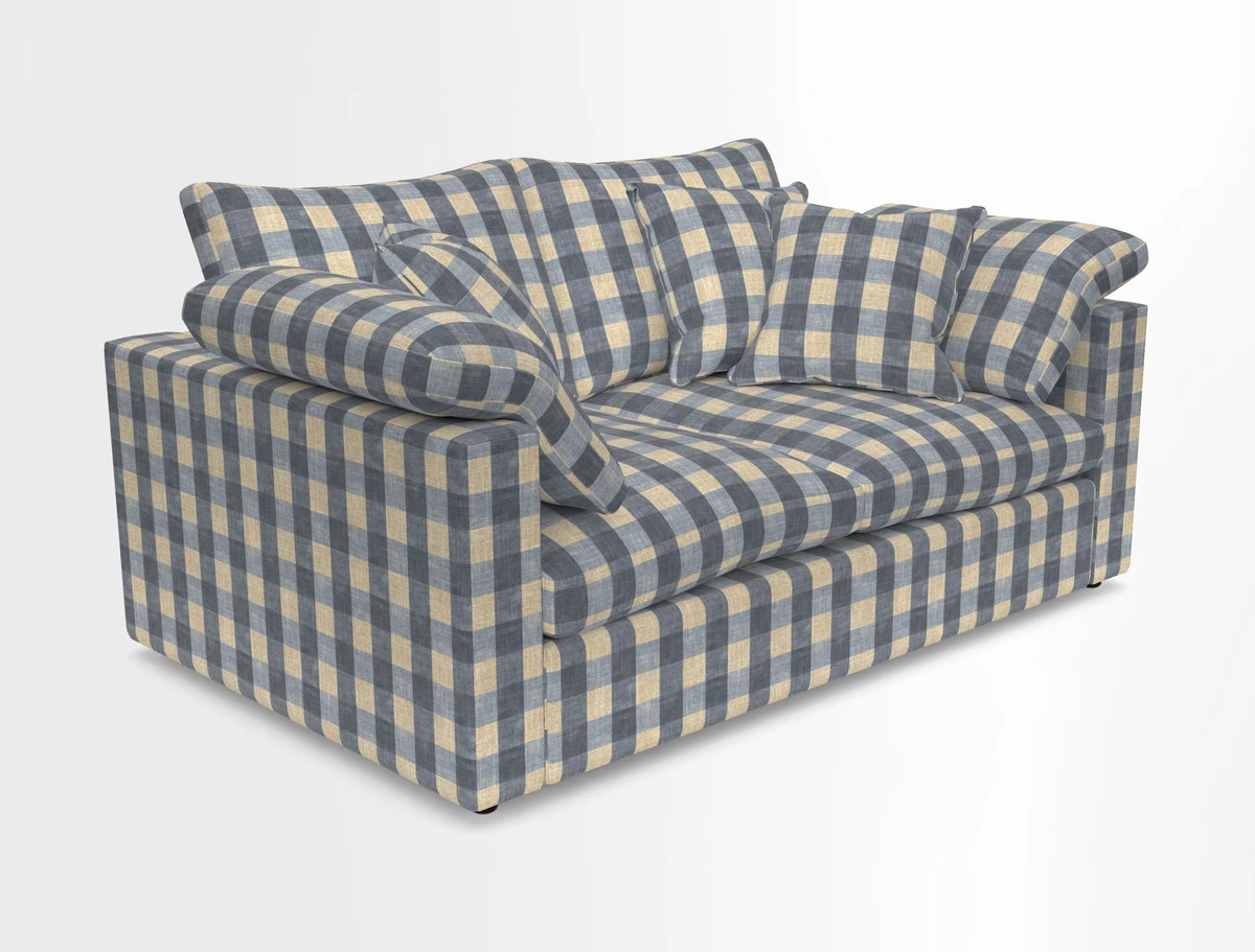 Big Softie Straight Arm 3 Seater Sofa in Sahara Chalk
