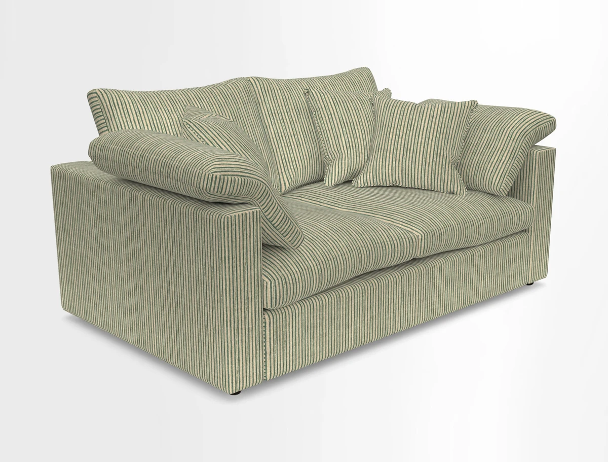 Big Softie Straight Arm 3 Seater Sofa in Sahara Chalk