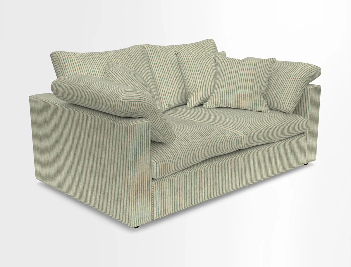 Big Softie Straight Arm 3 Seater Sofa in Sahara Chalk