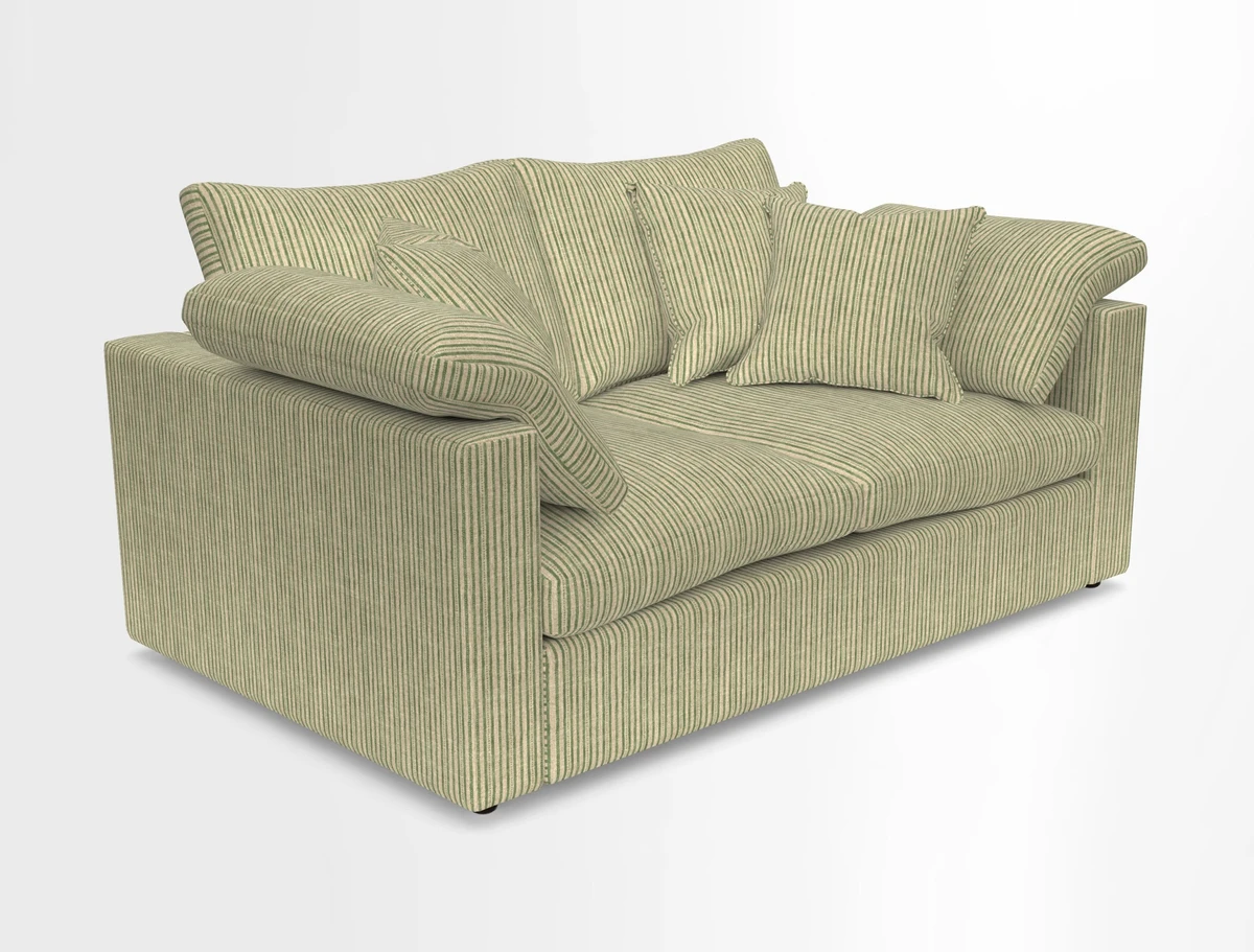 Big Softie Straight Arm 3 Seater Sofa in Sahara Chalk
