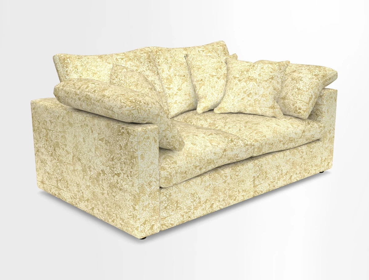 Big Softie Straight Arm 3 Seater Sofa in Sahara Chalk
